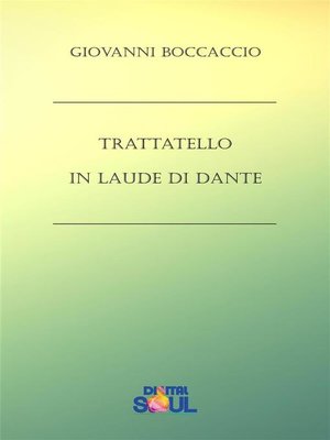 cover image of Trattatello in laude di Dante